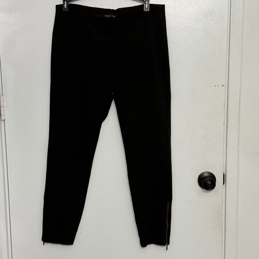 Eileen Fisher Minimalist Stretch Rayon Blend Ankle Size Small Pants Quiet Luxury